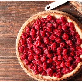 Goûter - Tarte aux fraises ou framboises - 10 personnes