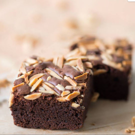 Linas - Plateau Mini Brownies - 50 pièces