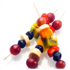 Plateau de 20 Brochettes de Fruits frais