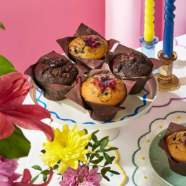 Lina - Plateau de Muffin Gourmand  - 6 pièces