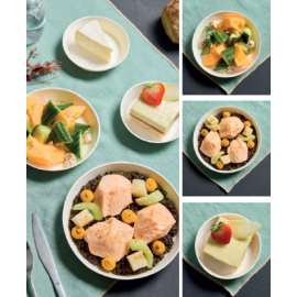 Plateau Elegance -  Saumon et carottes à la pistache